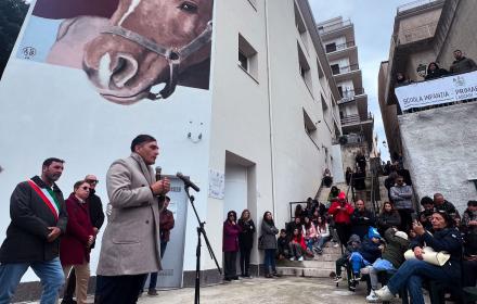 Legalità, a Lascari un murale per Giuseppe Di Matteo. Tamajo: «Ribadiamo no alla mafia»