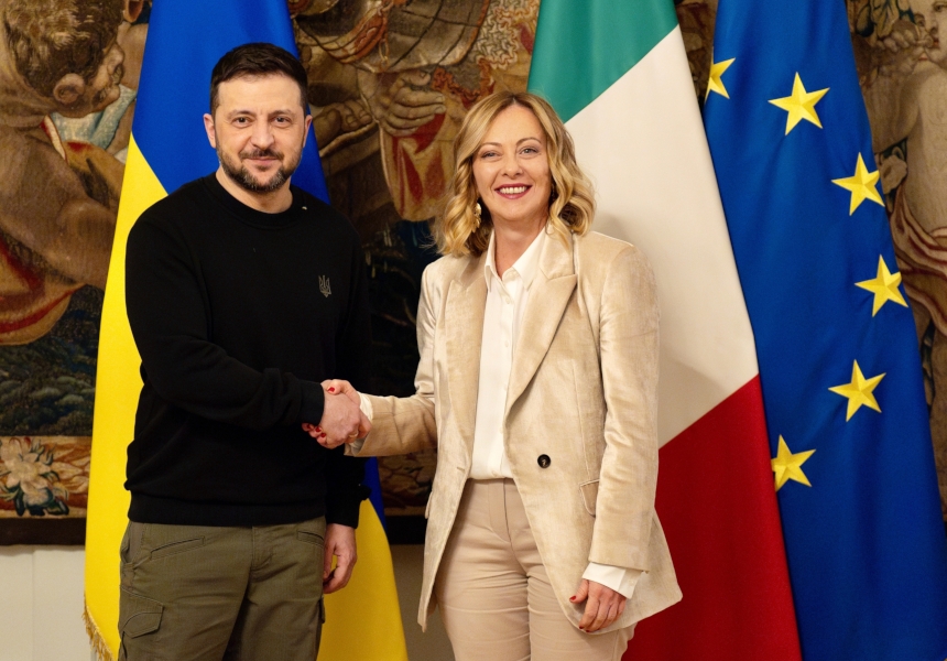 Il Presidente Meloni incontra il Presidente ucraino Zelensky – www.governo.it