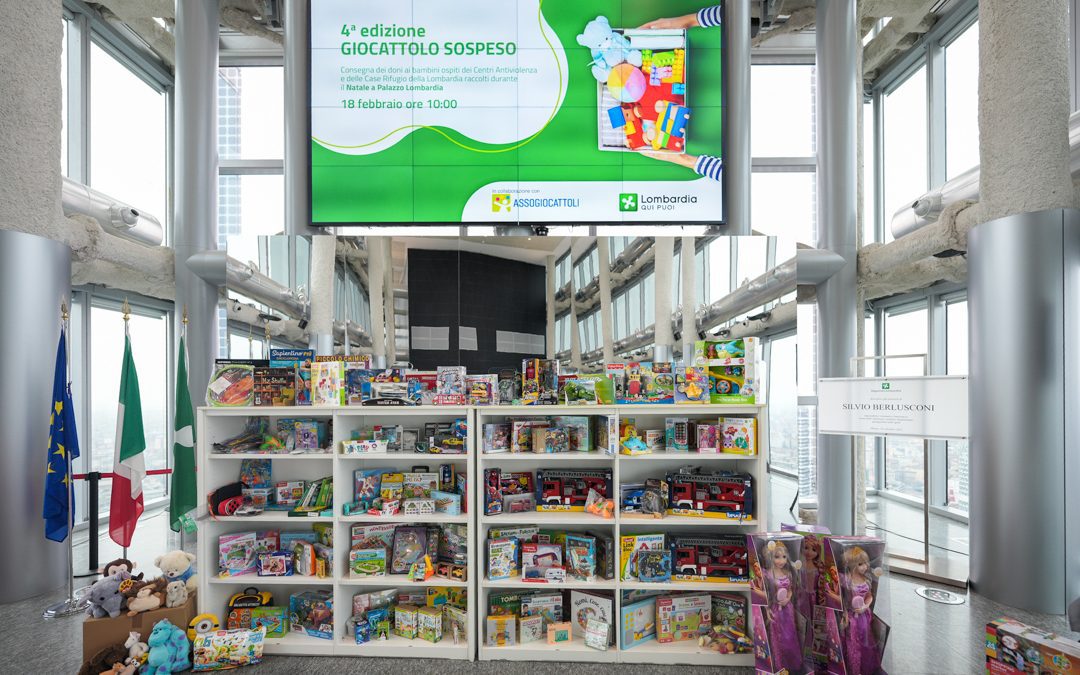 I doni di ‘Giocattolo sospeso’ ai bimbi dei Centri Anti Violenza – www.lombardianotizie.online