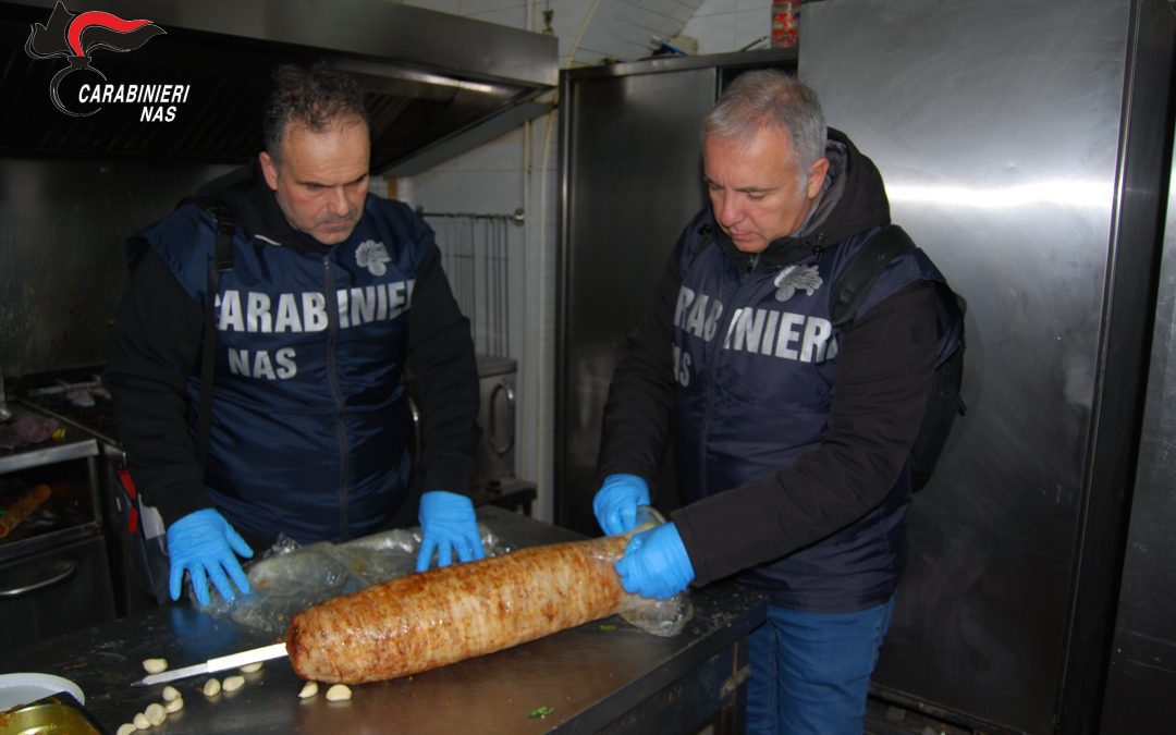 sequestrata quasi una tonnellata di alimenti e disposta la chiusura immediata di quattro attività – www.salute.gov.it