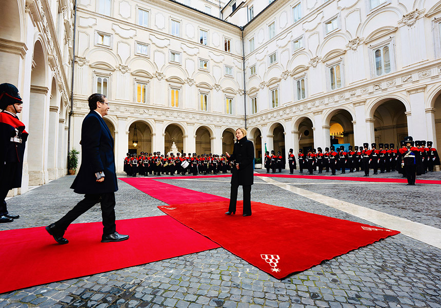 Incontro Meloni – Herzog a Palazzo Chigi – www.governo.it