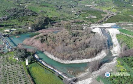 Crisi idrica, interventi su traversa del fiume Verdura. Schifani: «Tutelare i territori»