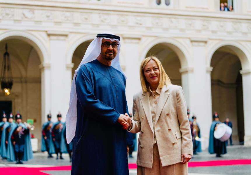 Incontro del Presidente Meloni con il Presidente degli Emirati Arabi Uniti – www.governo.it