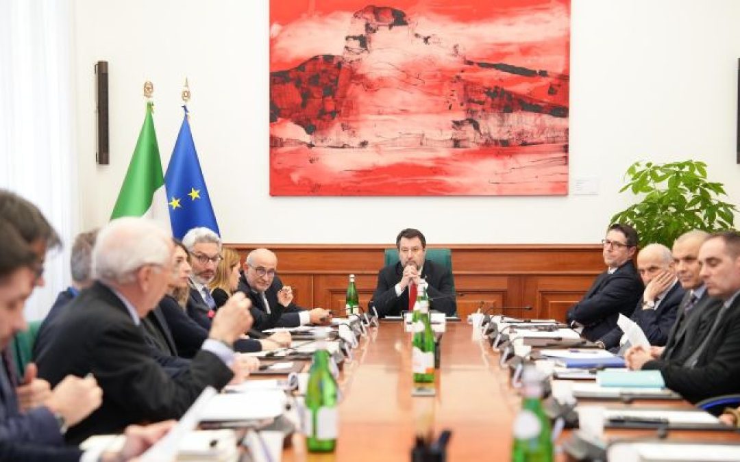 Ponte sullo Stretto, maxi-riunione al MIT con altri 5 ministeri – www.mit.gov.it