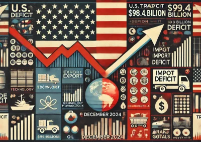 Il deficit commerciale USA sfiora i 100 miliardi: segnale di crisi o ripresa?