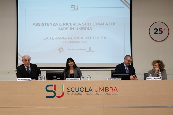 Il Convegno “Assistenza e ricerca sulle malattie rare in Umbria: la terapia genica”, si è tenuto alla Scuola Umbra di Amministrazione Pubblica in occasione della giornata mondiale del 28 febbraio – www.regione.umbria.it