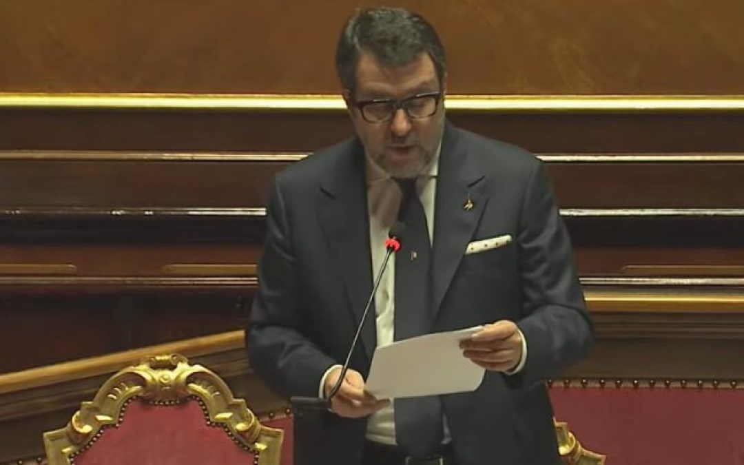 Senato: il ministro Salvini al Question Time – www.mit.gov.it