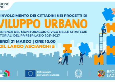 Monitoraggio civico delle Strategie Territoriali: evento conclusivo – www.lazioeuropa.it