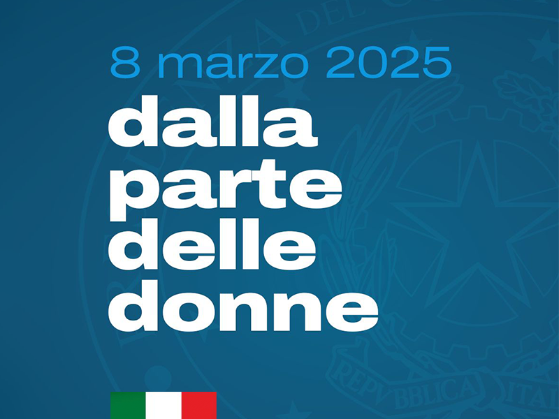8 marzo 2025. Dalla parte delle donne – www.governo.it
