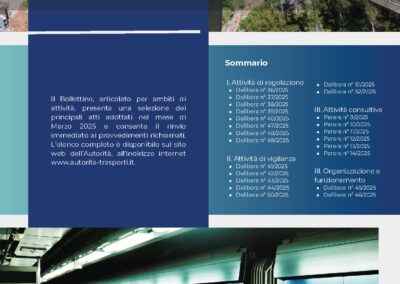 Pubblicato il Bollettino ART n. 3/2025 – www.autorita-trasporti.it