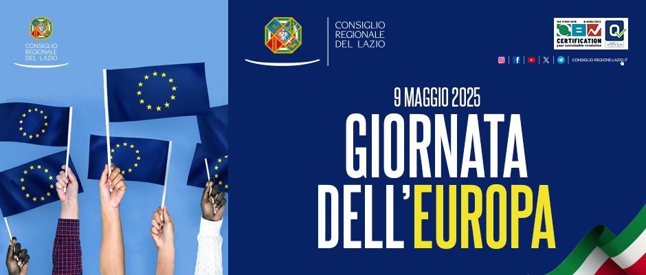 Consiglio Regionale del Lazio – Giornata dell’Europa – www.consiglio.regione.lazio.it