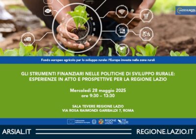 Gli strumenti finanziari: un’opportunità per lo sviluppo rurale della Regione Lazio – www.lazioeuropa.it