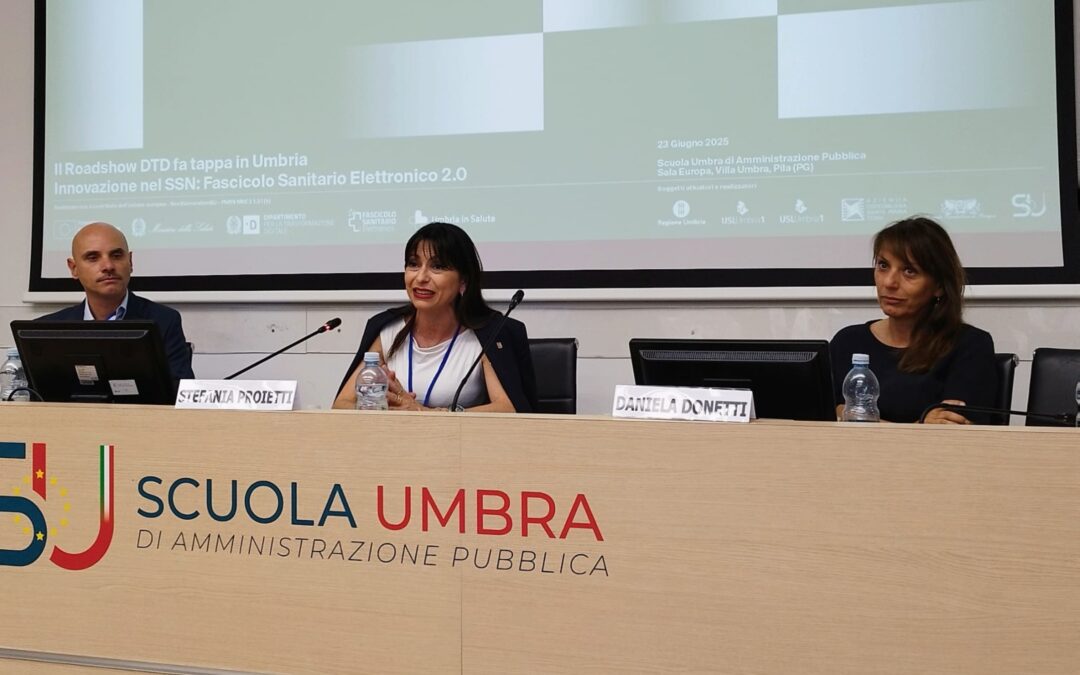 Fascicolo sanitario elettronico 2.0, il roadshow nazionale fa tappa in Umbria: a Villa Umbra l’evento plenario sulla trasformazione digitale della sanità – www.regione.umbria.it
