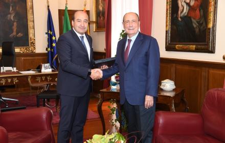 Palazzo d’Orléans, Schifani riceve il nuovo prefetto di Catania Signoriello