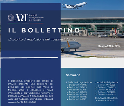 Pubblicato il Bollettino ART n. 5/2025 – www.autorita-trasporti.it