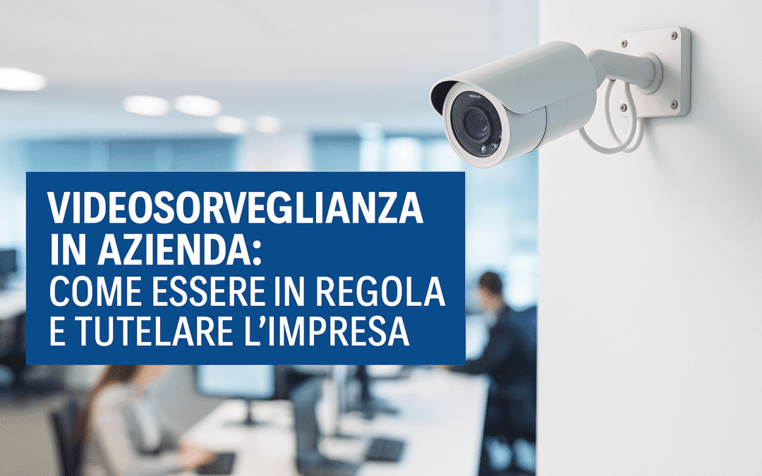 Videosorveglianza in azienda: come essere in regola e tutelare l’impresa