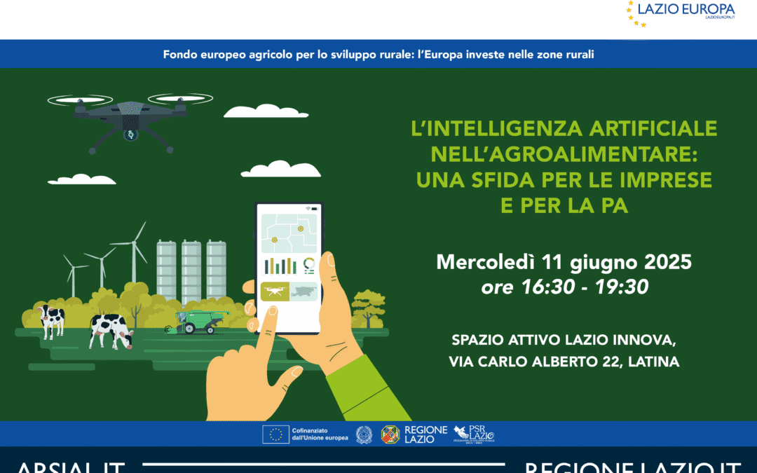 L’Intelligenza Artificiale nell’agroalimentare: una sfida per le imprese e per la PA – www.lazioeuropa.it