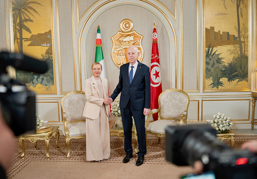 Incontro con il Presidente della Repubblica di Tunisia, Kais Saied – www.governo.it