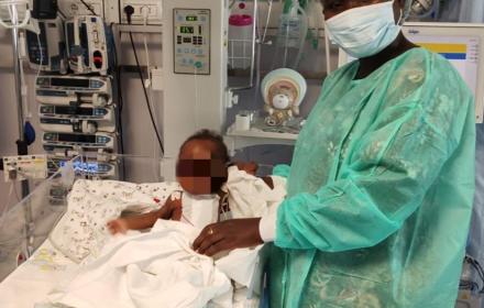 Salute, bimba senegalese di sei mesi operata all’Arnas Civico di Palermo