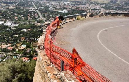 Monte Pellegrino, bando da 1,6 milioni per mettere in sicurezza la “Panoramica”