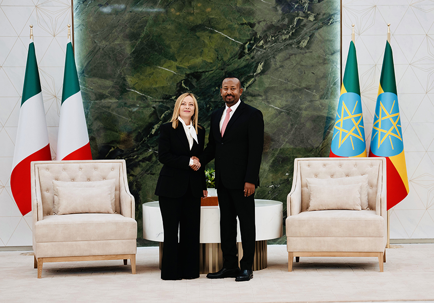Incontro con il Primo Ministro etiope Abiy Ahmed – www.governo.it