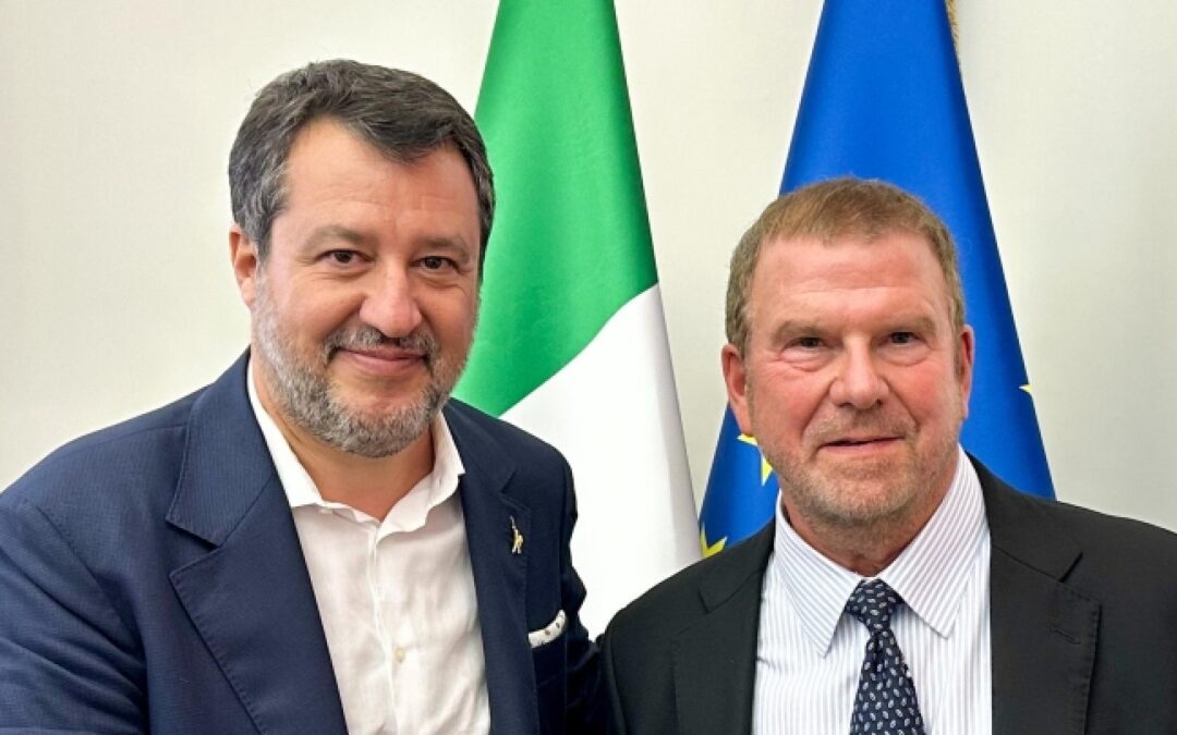 Italia – USA: Salvini incontra l’ambasciatore Fertitta al Mit – www.mit.gov.it