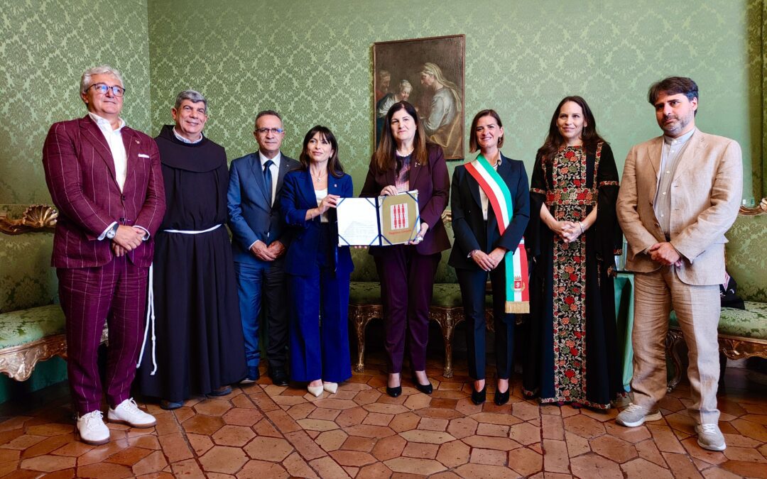 L’Umbria riconosce la Palestina e continua a lavorare per la pace: la presidente Proietti e l’assessore Barcaioli incontrano la ministra degli Affari esteri della Palestina, Varsen Aghabekian. Presenti anche il rettore Oliviero e la sindaca di Perugia Ferdinandi – www.regione.umbria.it