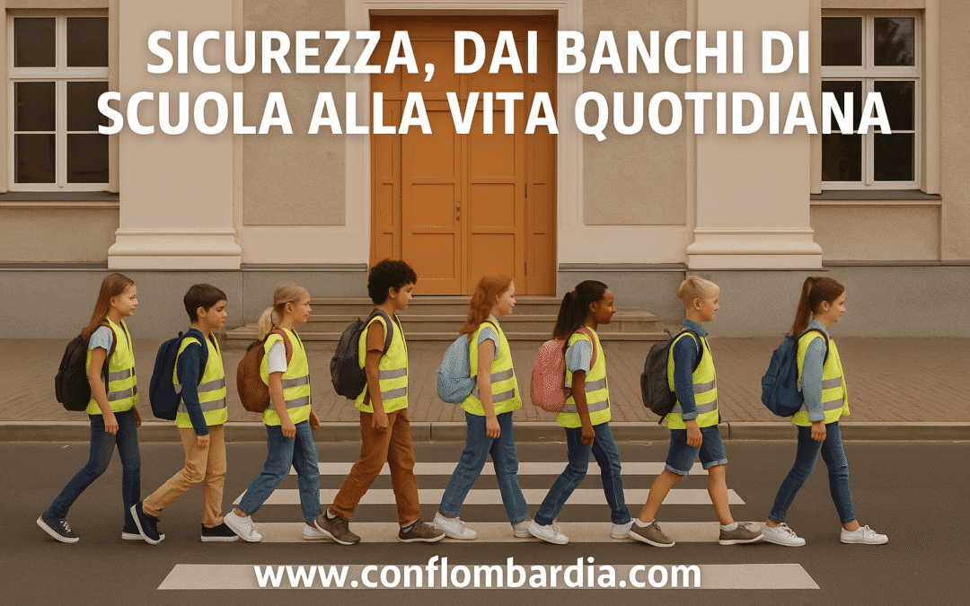 Sicurezza: dalla vita quotidiana al lavoro, una cultura che deve nascere a scuola