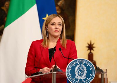 Il Presidente Meloni partecipa alla riunione in videoconferenza della Coalizione dei Volenterosi – www.governo.it