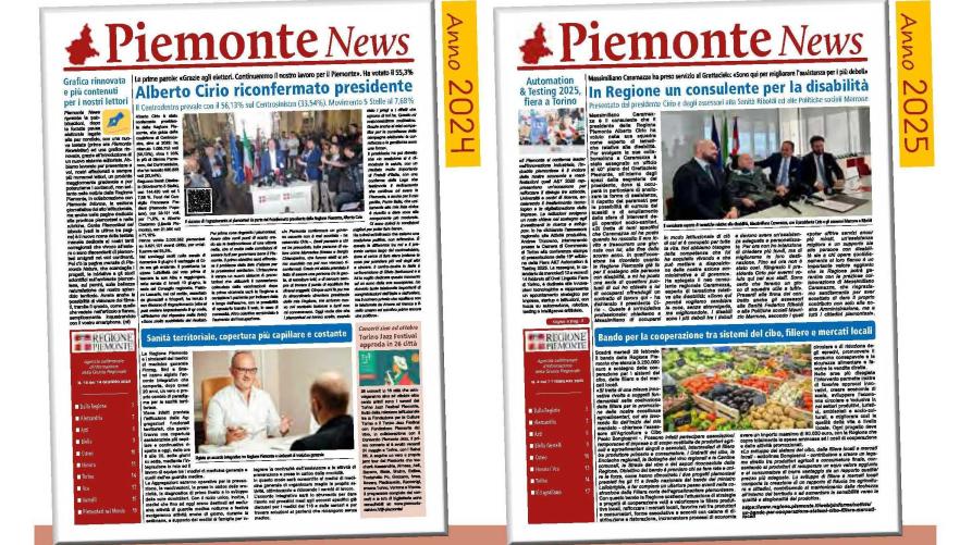 15 anni di Piemonte News, il settimanale di notizie della Regione
 – www.regione.piemonte.it