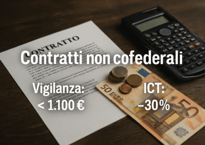 Contratti “non confederali”: dove pesano davvero (vigilanza, ICT)