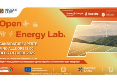 Innovazione aperta, al via la call Open Energy Lab – www.lazioeuropa.it