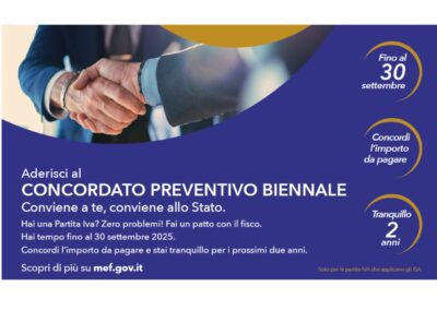 Concordato preventivo biennale 2025-26: come aderire entro il 30 settembre – www.mef.gov.it