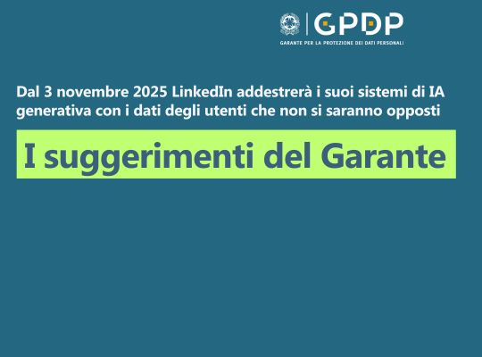 COMUNICATO STAMPA – Intelligenza artificiale, Garante privacy: dal 3… – www.gpdp.it