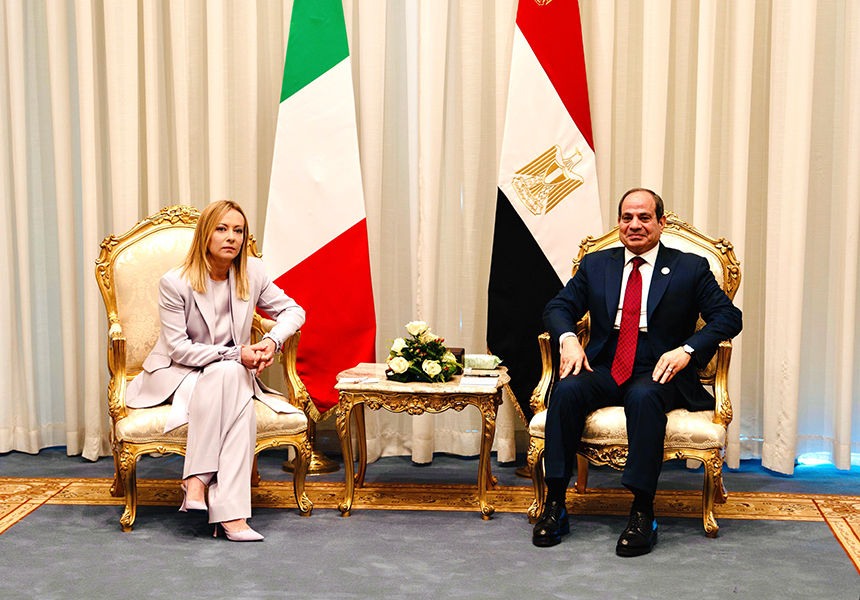 Incontro bilaterale Meloni – Al Sisi – www.governo.it