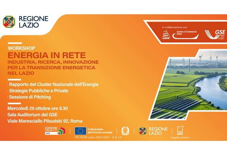Energia in rete – Industria, Ricerca, Innovazione per la transizione energetica nel Lazio – www.lazioeuropa.it