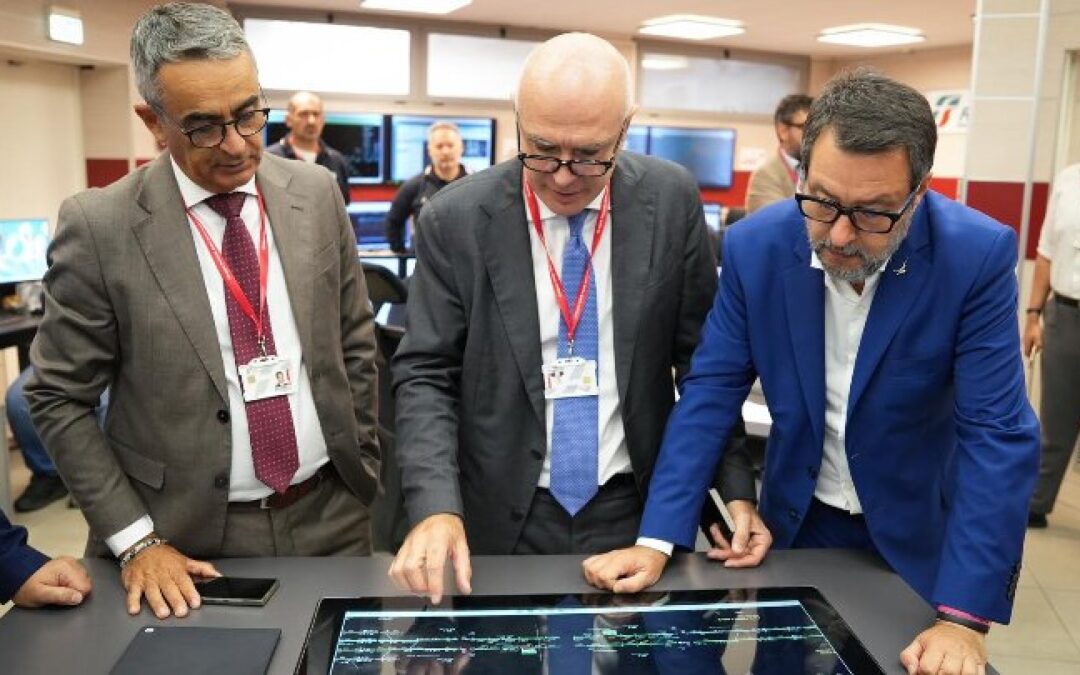 Trasporti, Salvini nella sala di RFI – www.mit.gov.it