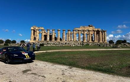 Targa Florio a Selinunte. Scarpinato: «Connubio straordinario tra arte e sport»