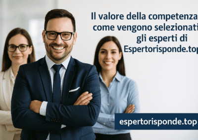 Il valore della competenza: come vengono selezionati gli esperti di Espertorisponde.top