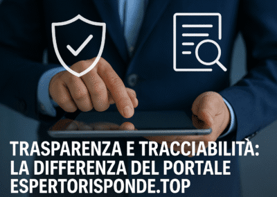 Trasparenza e tracciabilità: la differenza del portale Espertorisponde.top