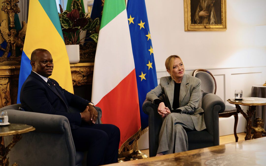 Il Presidente Meloni incontra il Presidente della Repubblica Gabonese – www.governo.it