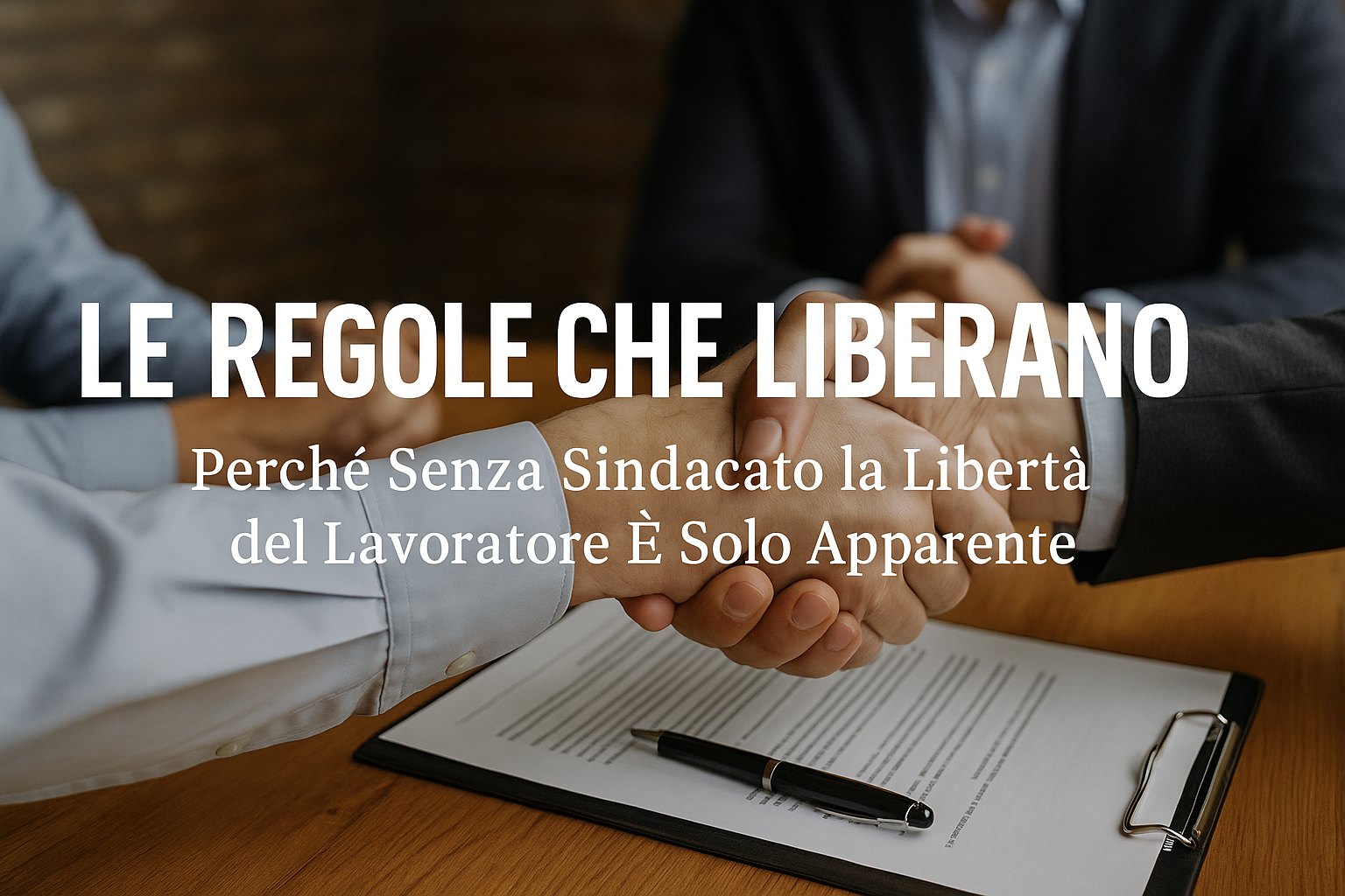 Le regole che liberano 22 novembre 2025