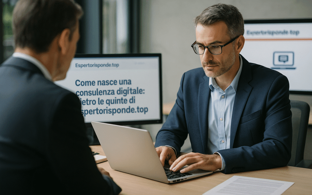 Come nasce una consulenza digitale: dietro le quinte di Espertorisponde.top
