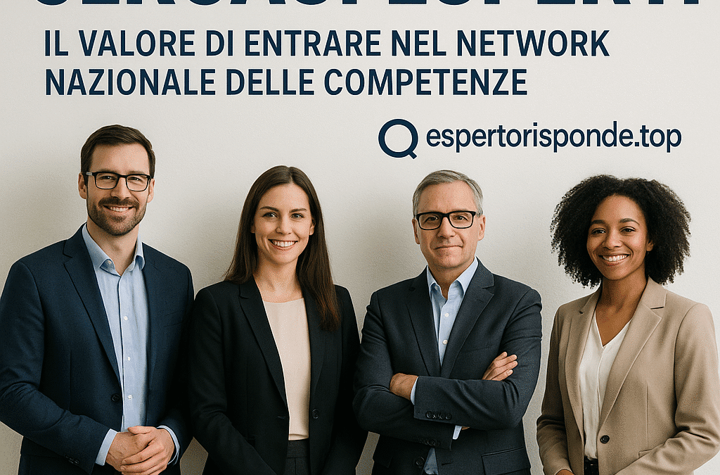 Cercasi Esperti: il valore di entrare nel network nazionale delle competenze