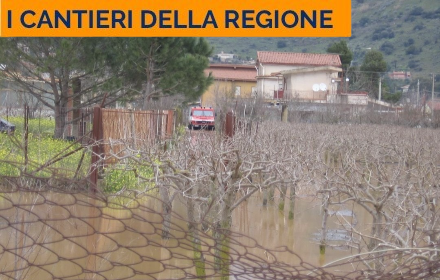 Misilmeri, opere di regimazione idraulica a Piano Stoppa