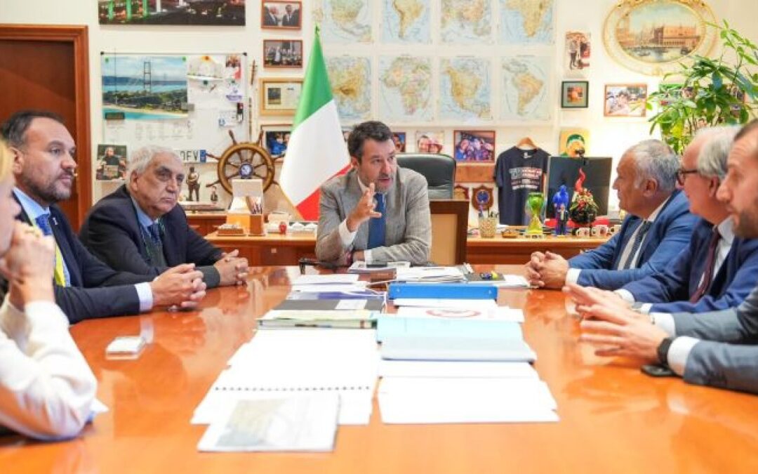 Ponte sullo Stretto: il Ministro Salvini incontra architetti, geologi, ingegneri e geometri – www.mit.gov.it