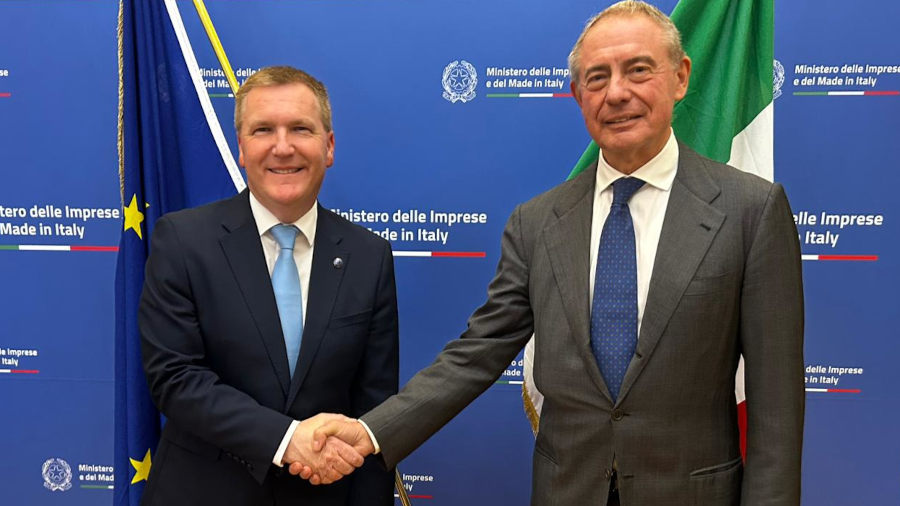 Urso incontra il commissario McGrath – www.mimit.gov.it