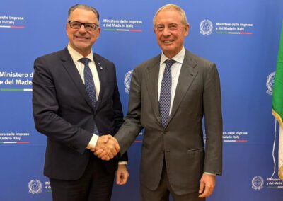 nuovo incontro tra Urso e il DG ESA Aschbacher in vista della Ministeriale di Brema – www.mimit.gov.it