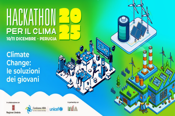 Hackathon per il clima 2025, a Perugia l’evento di Regione Umbria e Unicef Italia: “Le soluzioni dei giovani al Climate Change, coinvolti gruppi misti di studenti e studentesse provenienti da cinque istituti umbri” – www.regione.umbria.it