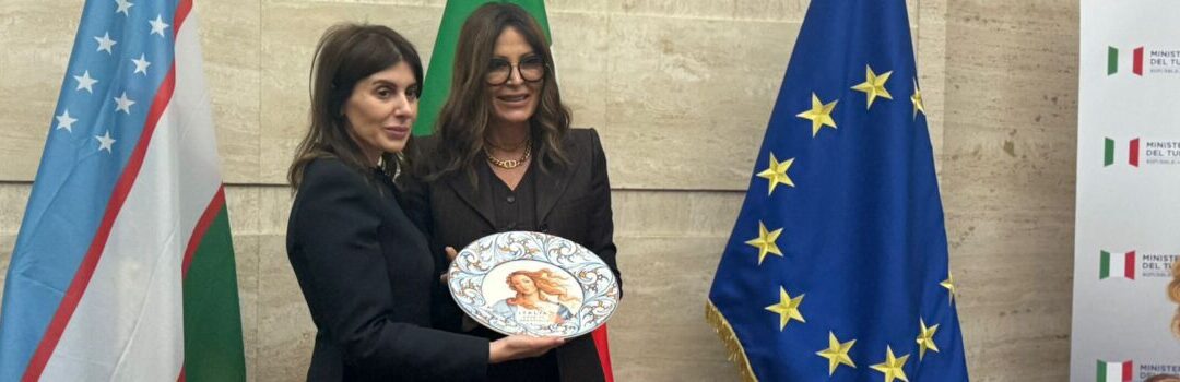 Turismo, Santanchè incontra Gayane Umerova, Direttore Generale della Fondazione per lo Sviluppo dell’Arte e della Cultura dell’Uzbekistan
